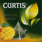 Чай Curtis «Delicate Mango», зеленый с добавками, 20 пирамидок