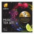 Curtis "Music Tea Set Assortii ", 9 maitset, 36 püramiidi, kinkekarp, 63 g