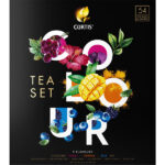 Чай  Curtis "Colour Tea Set", ассорти  9 вкусов с цветными чаями, 54 саше.