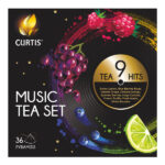 Curtis "Music Tea Set Assortment", 9 flavours, 36 pyramids, gift box, 63 g