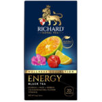 Black tea "Richard Energy", 1.7 g x 20 sachets.